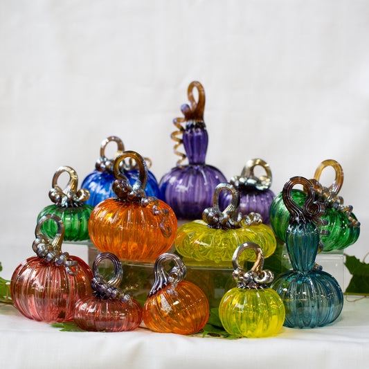 Jewel Tone Pumpkins