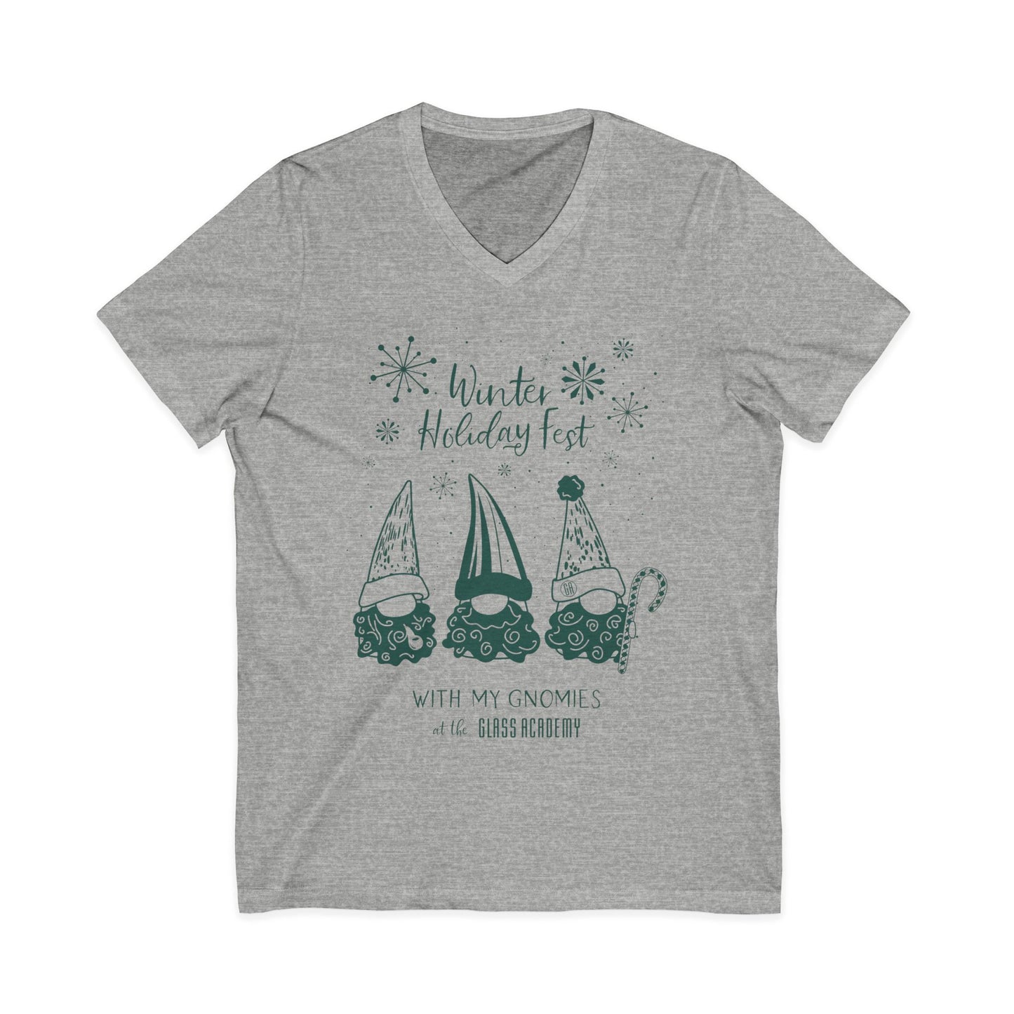 Gnomie Holiday V-Neck Tee