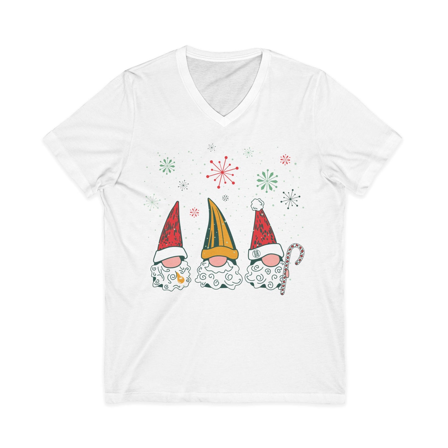 Gnomie Holiday V-Neck Tee