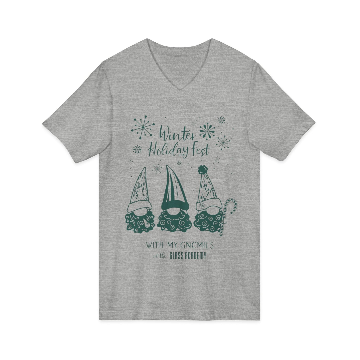 Gnomie Holiday V-Neck Tee