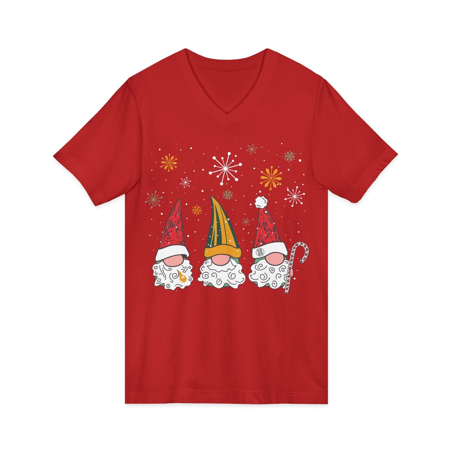 Gnomie Holiday V-Neck Tee