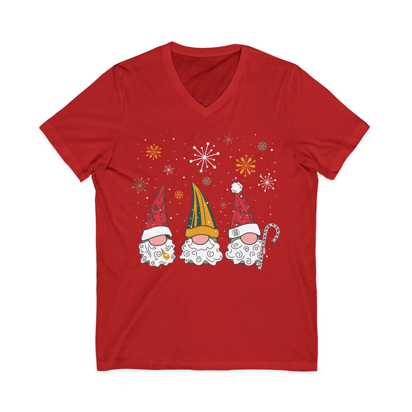Gnomie Holiday V-Neck Tee