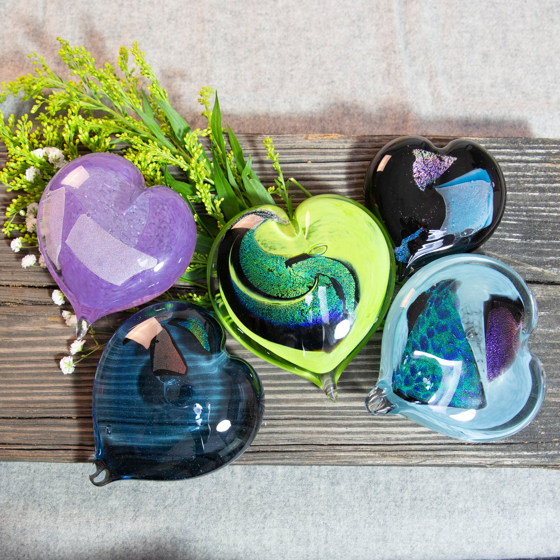 One of our YOUR Group class experience options: a glass heart!