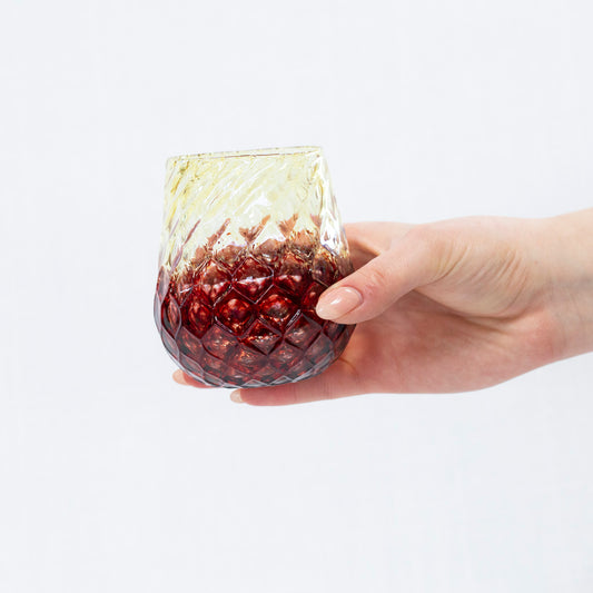 Waffle Wine Glass
